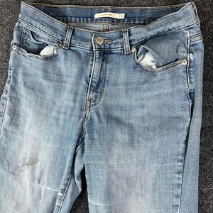 Levi's Jeans Womens 8M 30X30 Blue Denim Cotton Stretch Mid Rise Classic Bootcut‎